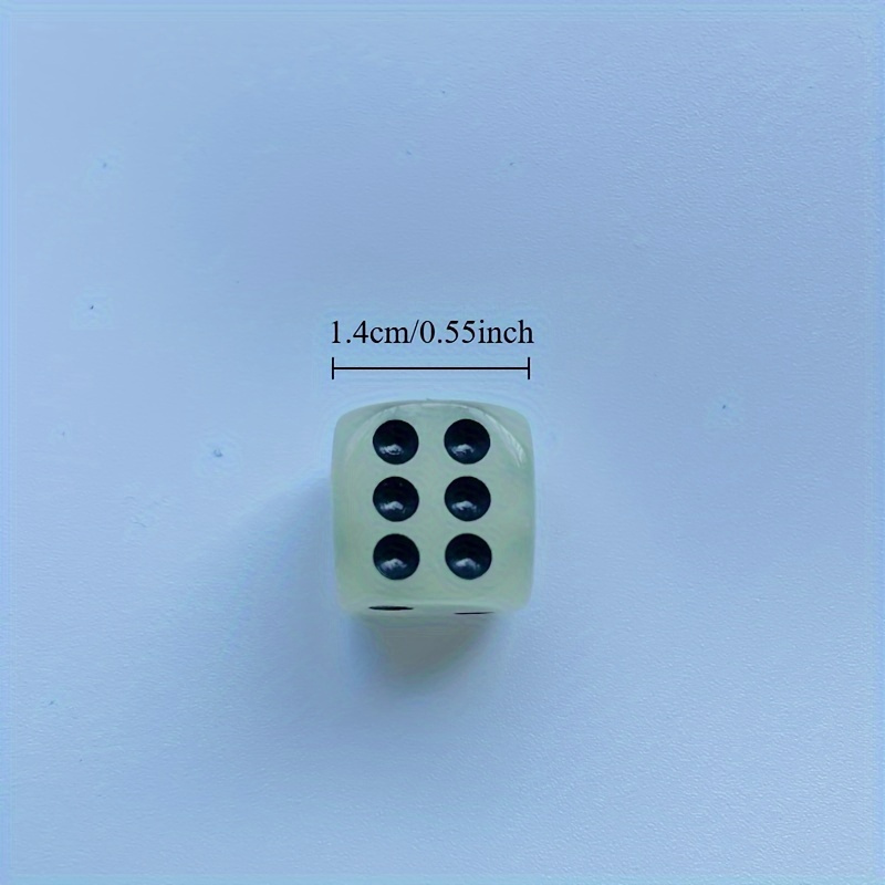 8pcs Luminous Game Dice for Nightclubs and Bars
